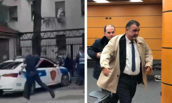 Meurtre du juge dans la salle d'audience de l'Albanie, connue jusqu'à présent