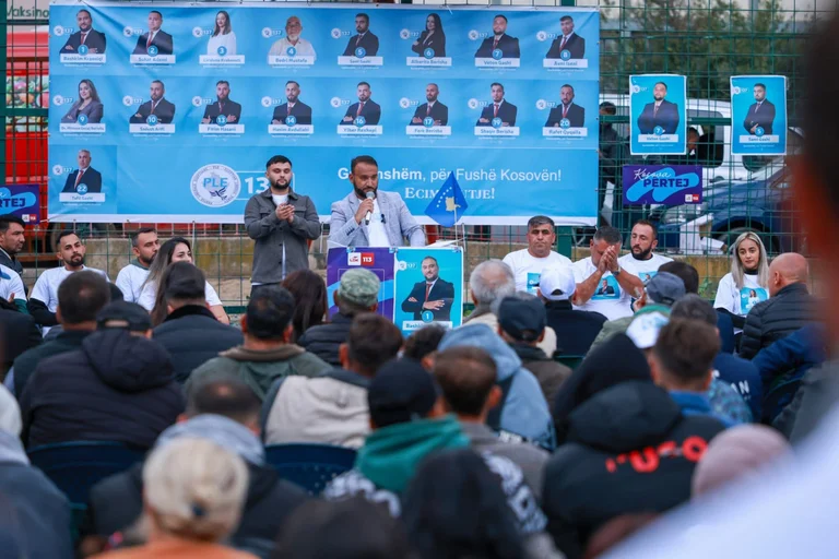 Loyal Osmani à Fushe Kosovo : L'enthousiasme et la confiance des citoyens sont la meilleure garantie de notre victoire