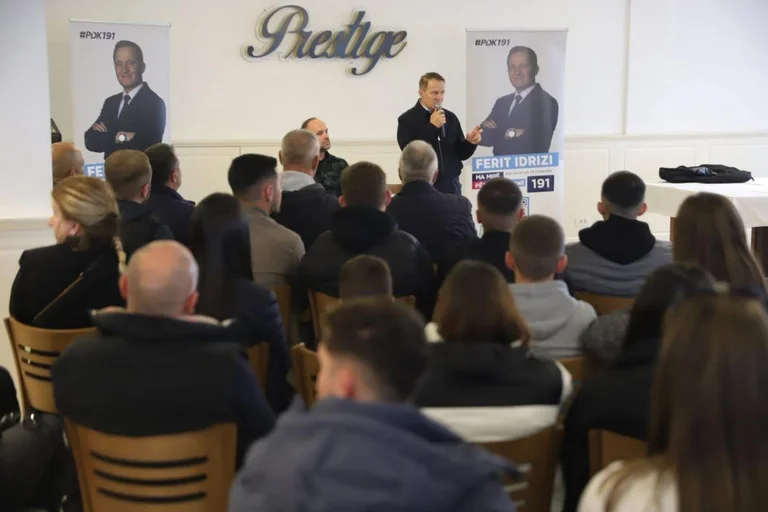 Ferit Idrizi reçoit un grand soutien des citoyens, discute des projets de transformation de la ville