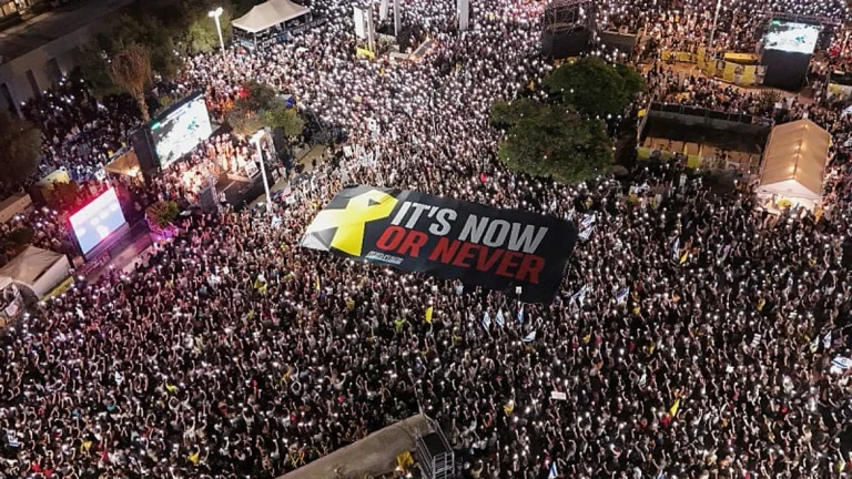 “Maintenant ou jamais” les manifestations de masse en Israël ont appelé à la fin de la guerre