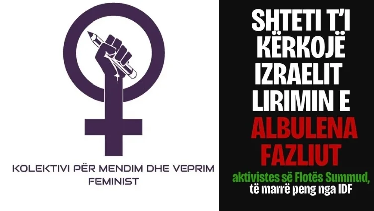 Feminal Thought and Action Goal: Albulen Fazliu aktivistát túszul ejtette Izrael hadserege a humanitárius flottában