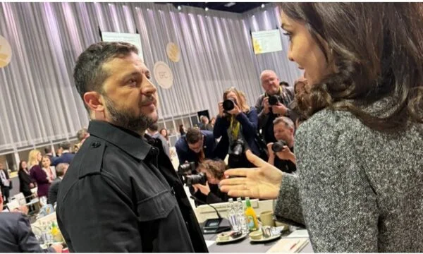 Az Európai Politikai Közösség csúcstalálkozója, Spiropali és Zelensky