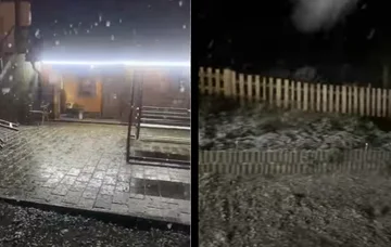 Prve snežne padavine padajo v gorah Kosova