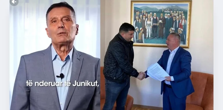 “Unik-Giravica Road, Ruždi Šehu ga predstavi kot svoj posel, vendar se izkaže, da je nekdanji predsednik Agron Kuci.