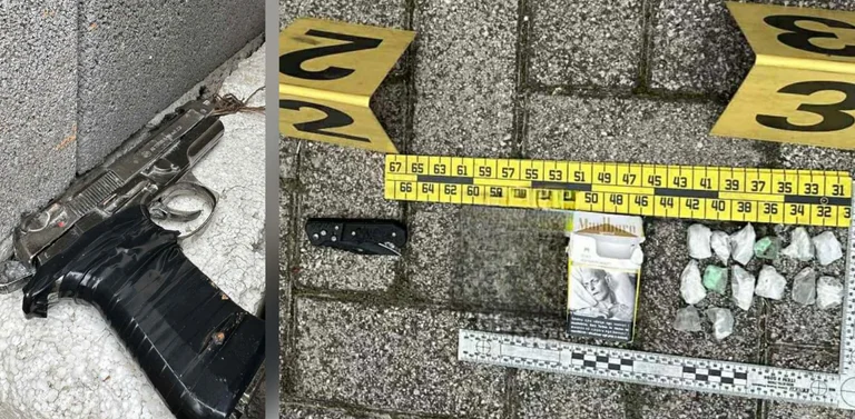 Guns and narcotics נתפסים בבית נטוש בפרזאג'