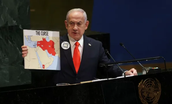 Netanyah는 UN에서 연설을 시작, 수십 명의 위임장