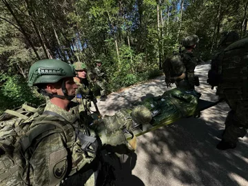 Kosovski vojaki trenirajo za preživetje življenja na bojišču