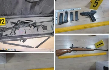 Policija sumi orožje, strelivo v Južni Mitrovici.