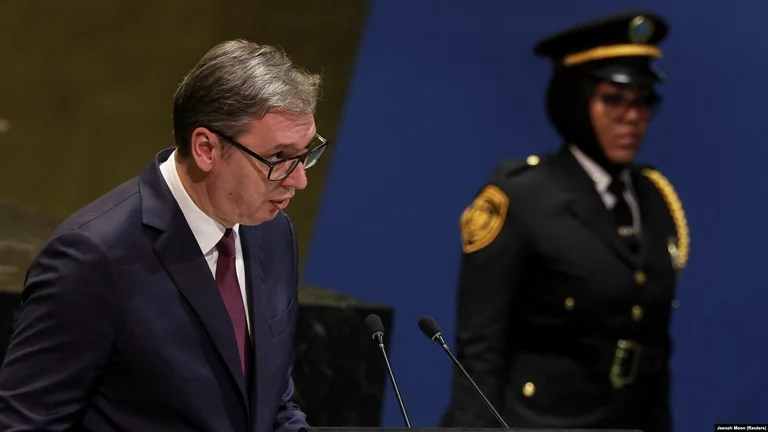 Vucin 그냥 UN 스피커에서 꿈 : Kosovo는 세르비아의 일부입니다
