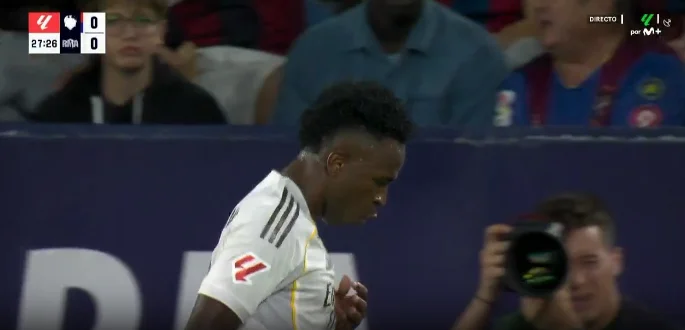 Super gol od Winniciusa, Real Madrid do prednosti Levantesa