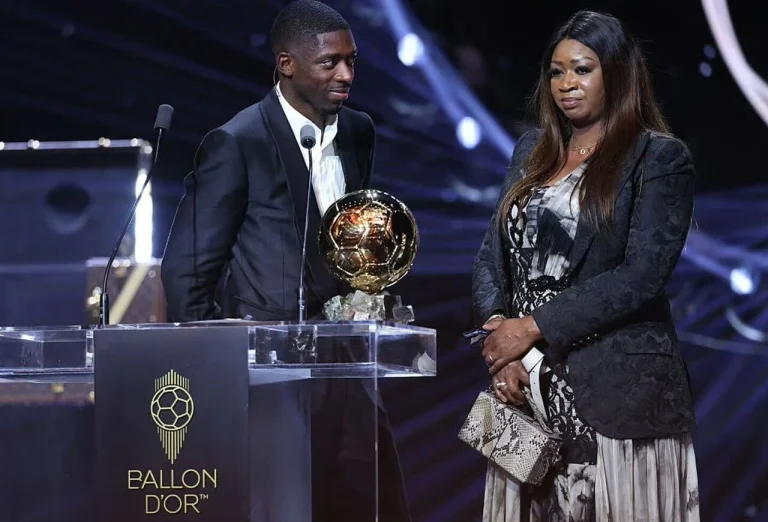 Demble in tears while thanking his mother