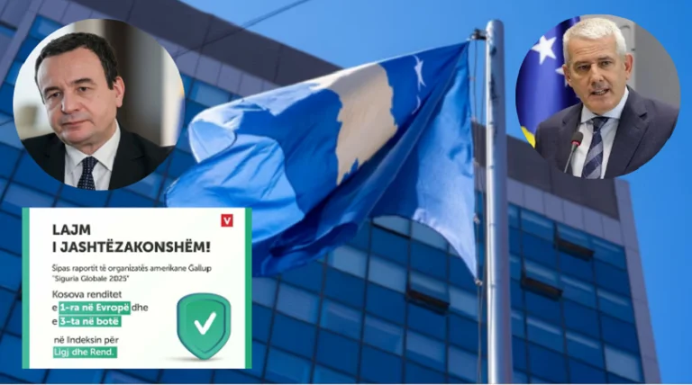 Noch heute gibt VV einen Gallup-Bericht heraus, in dem Kosovo das sicherste Land Europas ist.