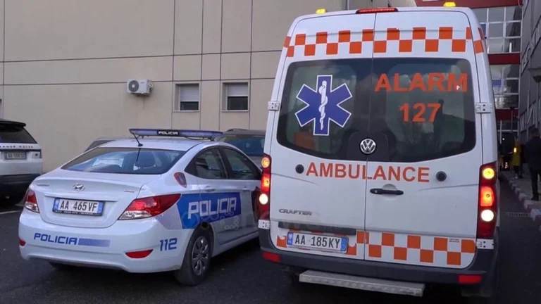 Vlora: 37 anos apresentou-se ao hospital com ferimentos de bala