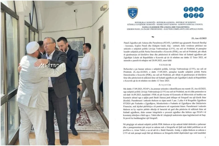 Ο Faton Peci του VVV εμποδίζει τη συνάντηση του Arian Tahiri Hamza με τον Fatjka Fatmir Latifaj, καταγγελίες στην PZAP αρνήθηκαν καταγγελίες