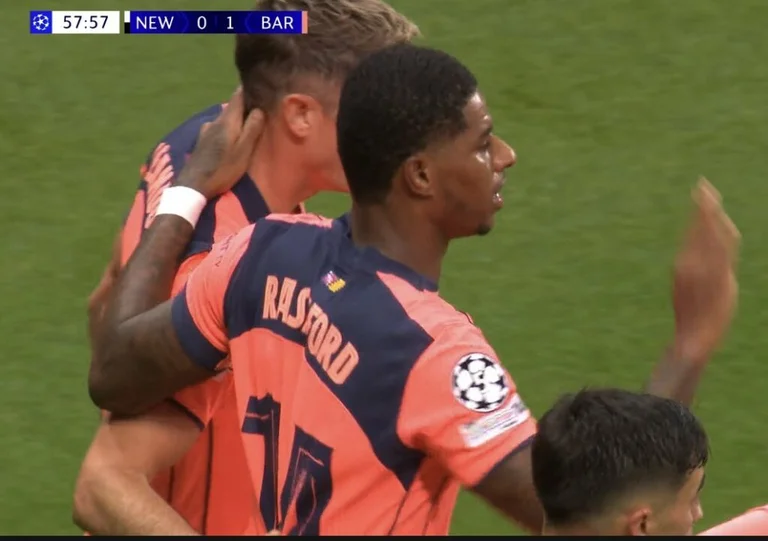 Goooool: Rasford gilt für Newcastle, Barca zum Vorteil