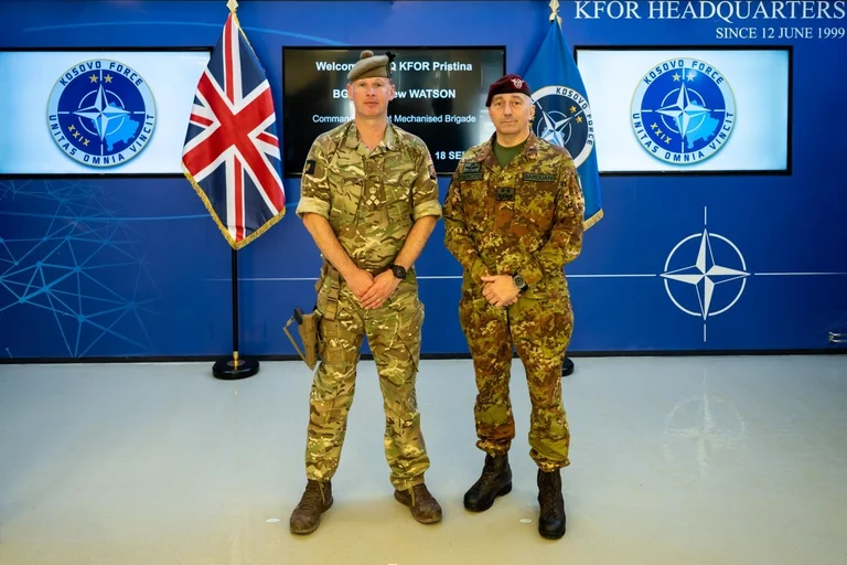 Bardoni host Britse commandant op vergadering, bespreken veiligheid in Kosovo, regio