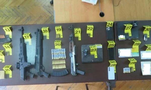 Le armi sequestrate a Prizren, volevano sospetti