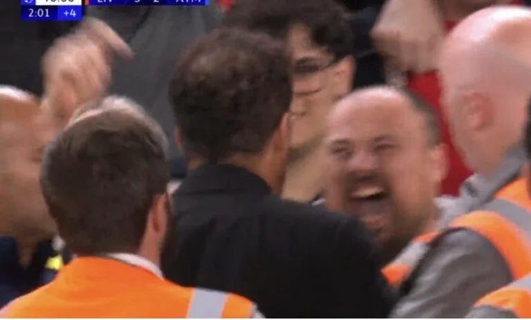U n EFA start onderzoek naar Simeons incident met Liverpool fan