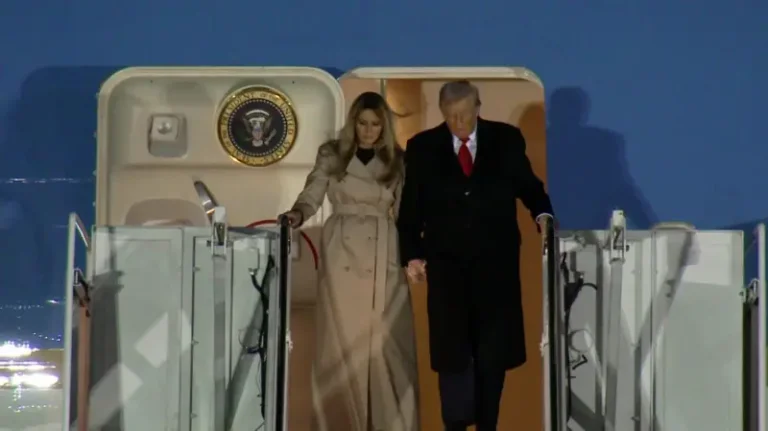 Trump și Melanie sosesc în Marea Britanie pentru a doua vizită de stat