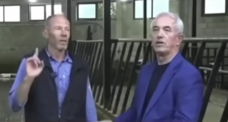 Să menţionăm... Bexhet Xhedeen invata fermierul cum sa “