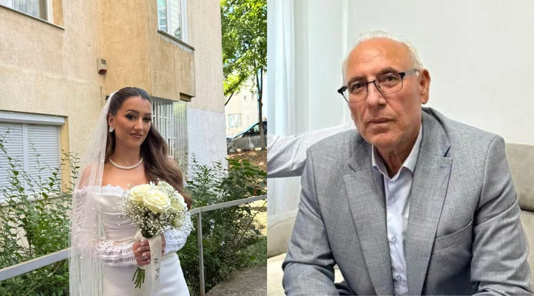 Mariage entre joie et absence, Majlinda couronne l'amour sans le père Fadil Fazliu, tenu à La Haye