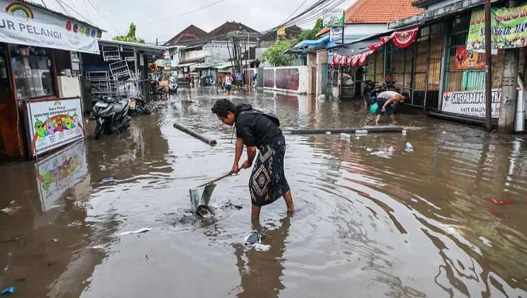 Principales inondations à Bali (Indonésie), au moins 14 morts