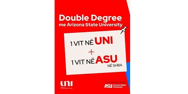 Dubbel gange med Arizona State University? Börja i Kosovo, examen i Amerika!