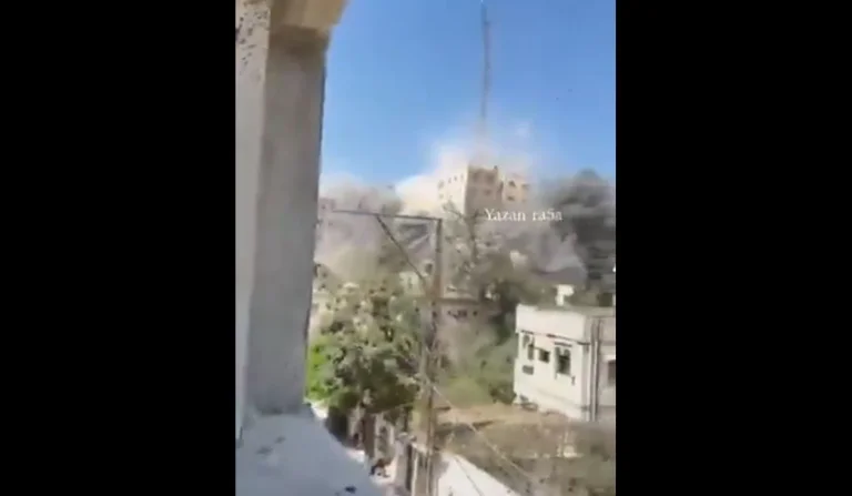 Israël brise un autre bâtiment haut à Gaza