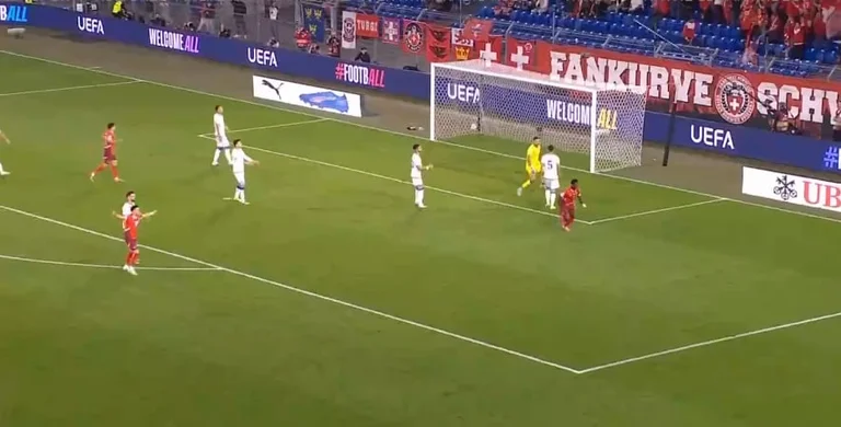 Very poor response from Dellova, Switzerland marks second goal