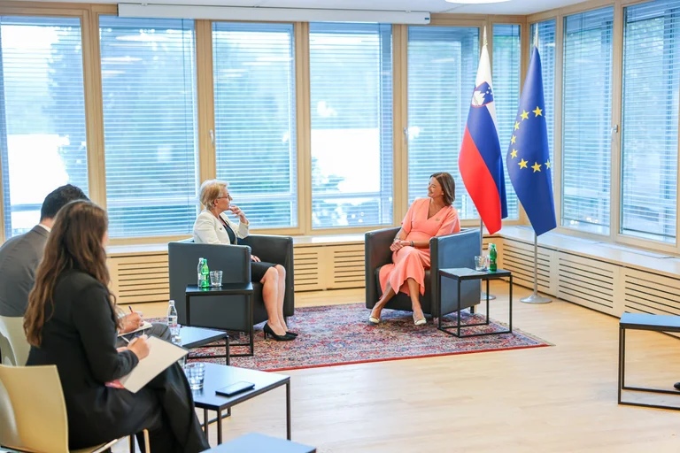 Gervala goes to Slovenia, with Fajon talking about driver's license, not new recognitions