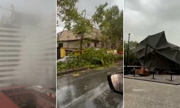 Stark storm inkluderar Albanien: Flygförseningar, fallna träd och översvämmade vägar