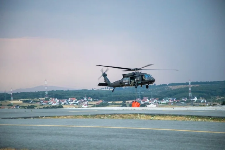 KFOR meddelar interventioner i Kosovo brandsläckning