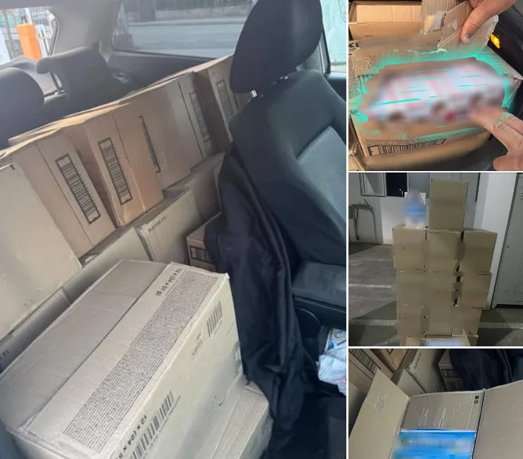 Polícia evita contrabando de chocolate em Kamenica, no valor de 2500 euros