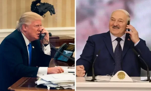 Mens du leder efter bedre rapporter med Putin, ringer Trump til Lucas.