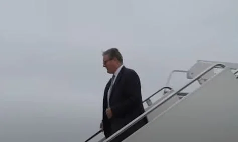 Starmer arriveert in de VS
