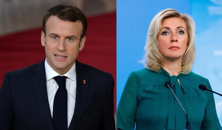 Zakharova angriber Macro.