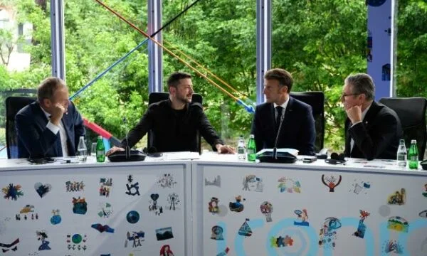 Venter på Trump '% Zelensky møde, europæiske ledere i dag holde en konference for Ukraine