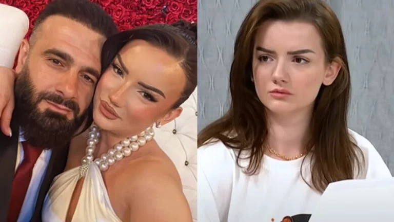 Gift “Baskallak” skuespillerinde Sara Bajrami så ekstremt elegant i brudekjole