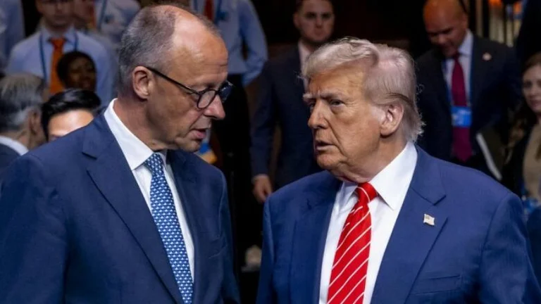 Tyska förbundskansler placerar röda linjer före Trump-Putin möte
