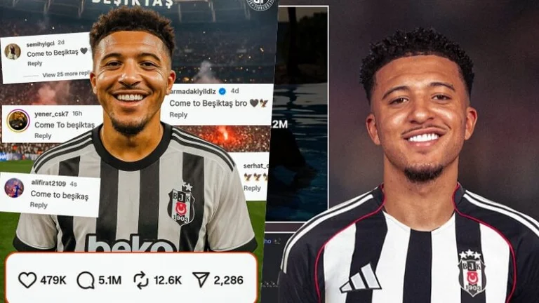 “Приходите в Besiktas” Турецкие фанаты передали Джадону Санчосу более 5 миллионов комментариев