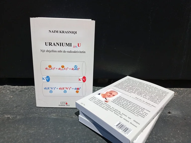 “Uranium (23XU)”, le scientifique Naim Krasniqi publie son troisième livre consacré à l'énergie nucléaire