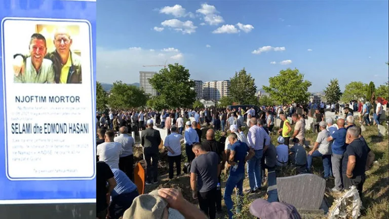 Dernier adieu aux victimes à Gjilan