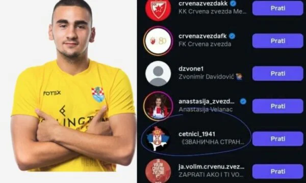 Il club croato esclude il giocatore che frequenta le pagine nazionaliste serbe, anche contro il Kosovo