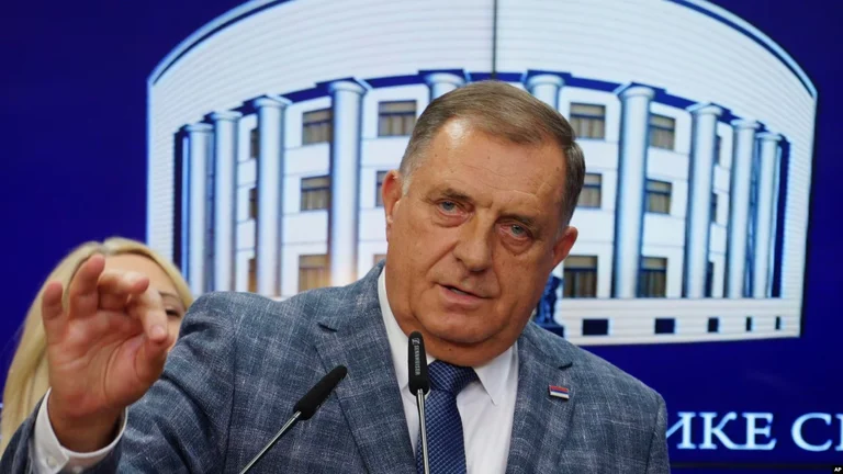 Dodik warns revenge after sentenced by court