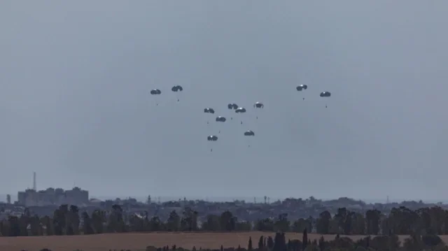 La Spagna soffia 12 tonnellate di cibo fuori dalla striscia di Gaza