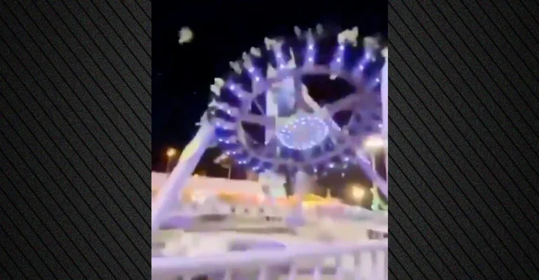 Heavy view: Crying and crying, a device in the lunapark hits the sides of Saudi Arabia