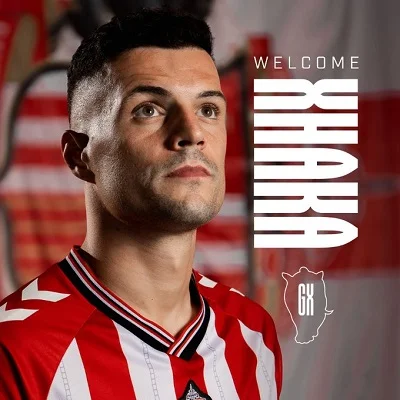 Granit Jaka wird in Sunderland formalisiert