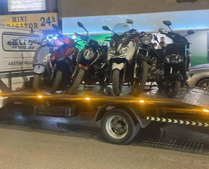 73 moto a Pristina sono stati sequestrati per 18 giorni