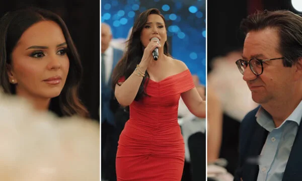 El momento emocionante de Alberie Hadergjona interpretando la canción dedicada a Ibrahim Rugova en la boda de su hija Teuta