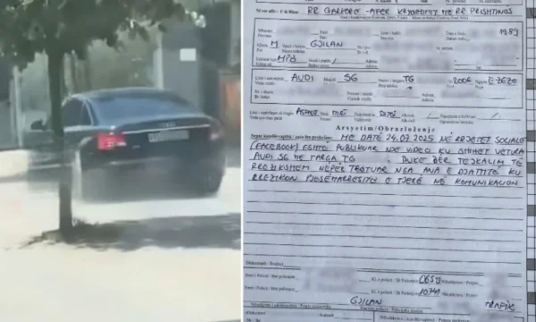 La police condamne un exil avec des plaques d'immatriculation suisses qui sont entrées sur le trottoir, même informer l'État suisse
